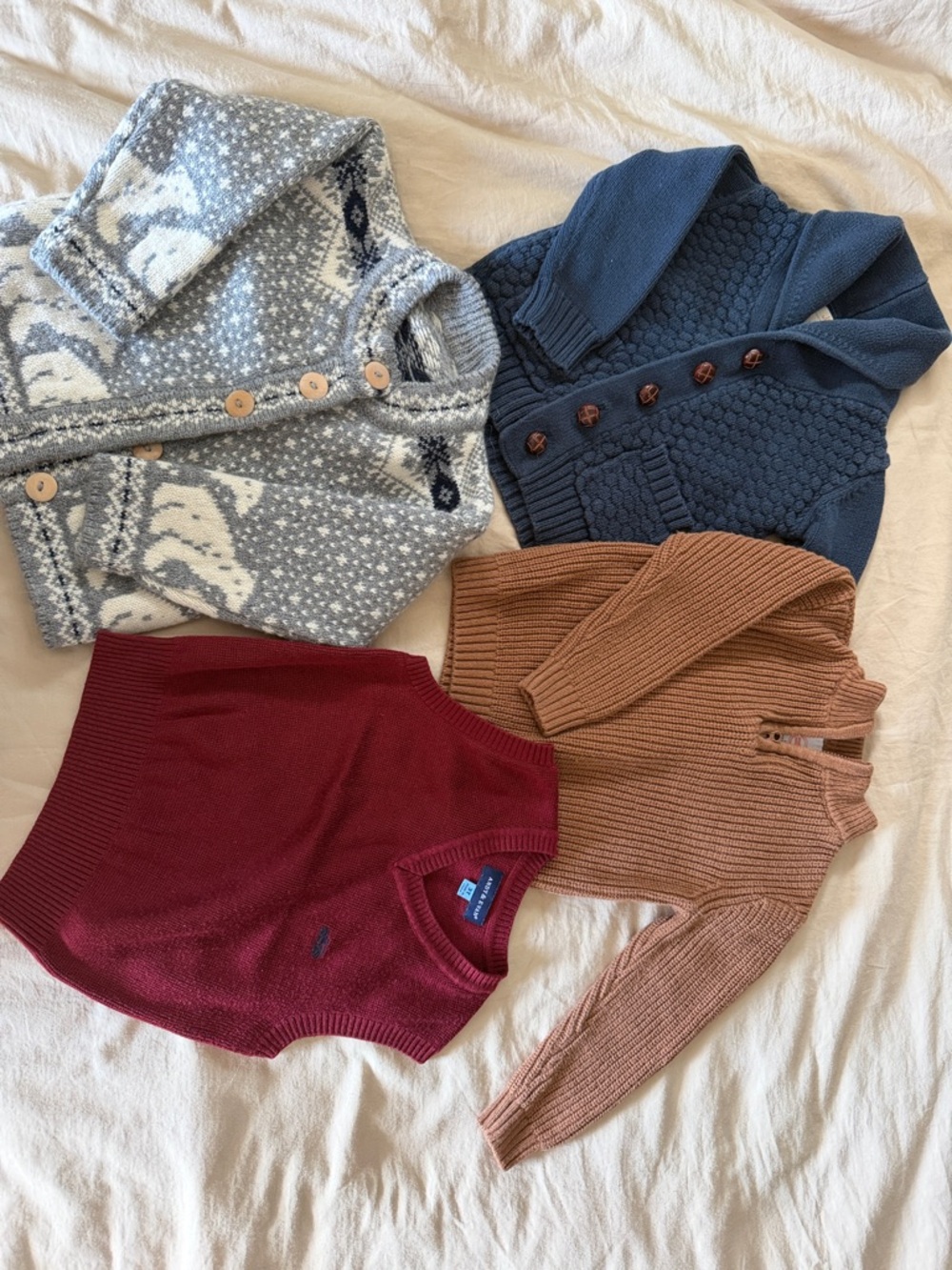 2T and 3T Boys Sweater bundle 4 pieces various brands